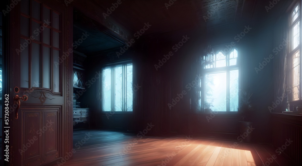 Interior of a empty room [AI Generated]