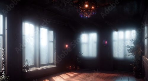 Interior of a empty room [AI Generated] © Jefferson