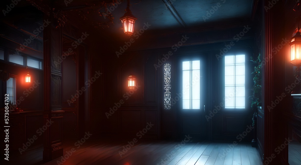 Interior of a empty room [AI Generated]