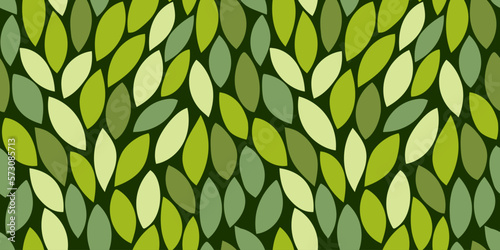 Watercolor leaves pattern. Leaves seamless vector background, textured jungle print.
