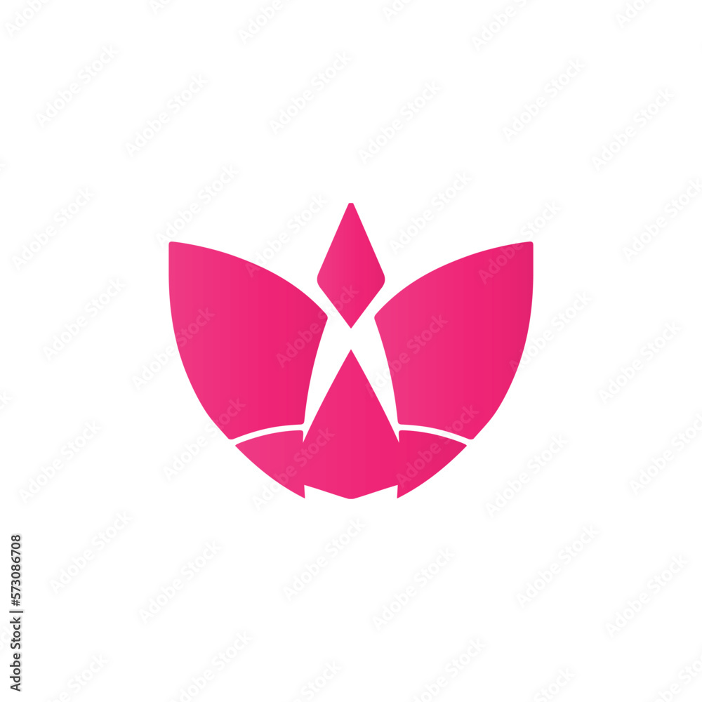 butterfly logo insect simple logo modern corporate, abstract letter logo