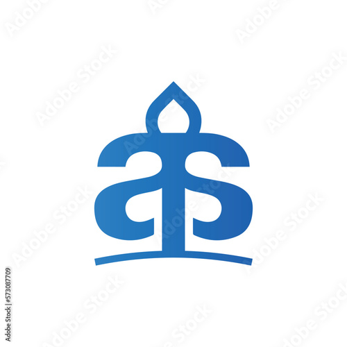 Letter as logo template vector modern corporate, abstract letter logo