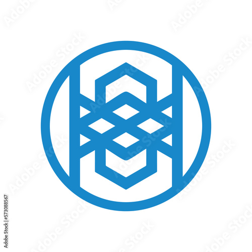 motif logo simple angular logo can be used for textilemodern corporate, abstract letter logo