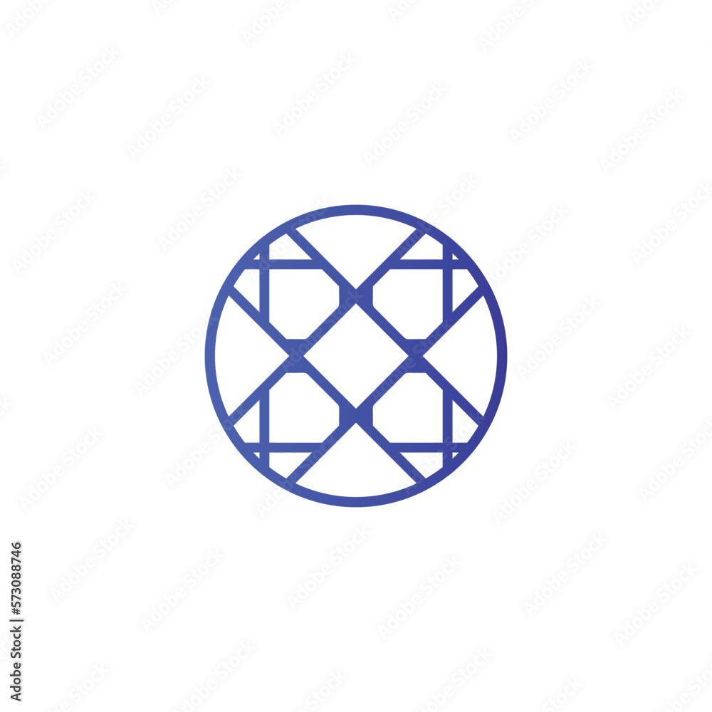 motif logo simple angular logo can be used for textilemodern corporate, abstract letter logo