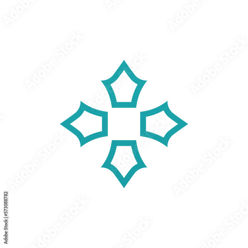 motif logo simple angular logo can be used for textilemodern corporate, abstract letter logo