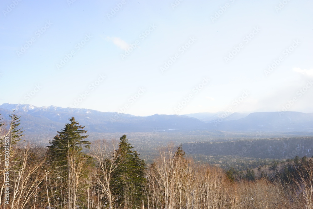 Mount Mikuni, Mountain Pass or Ridge in Kamishihoro, Hokkaido, Japan - 日本 北海道 上士幌町 三国峠	
