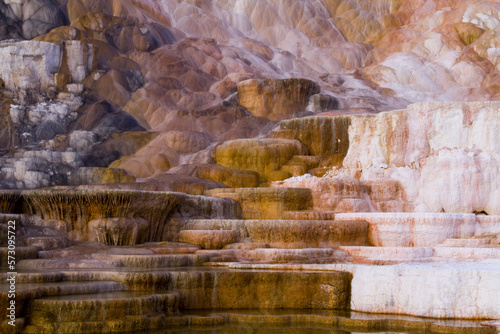 Mammoth Hot springs rock formation