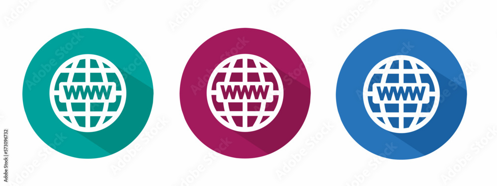 Icon for globe vector illustration in flat. Icon for globe vector illustration in flat.