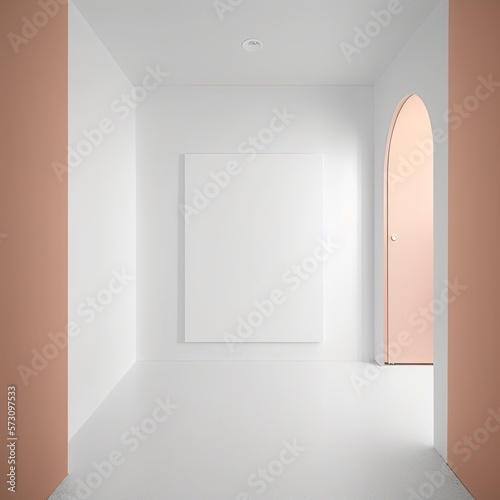 Empty room interior backgro...