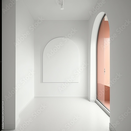 Empty room interior backgro...
