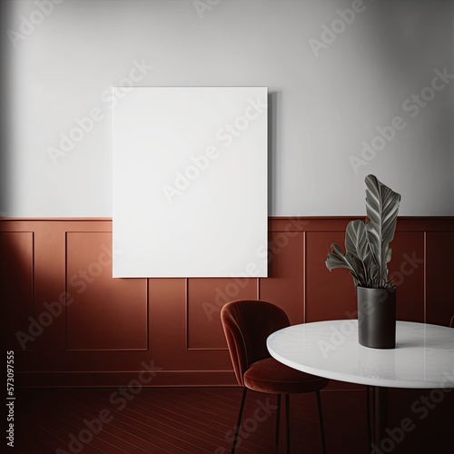 Empty room interior backgro...