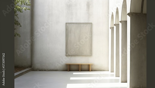 Empty room interior backgro...