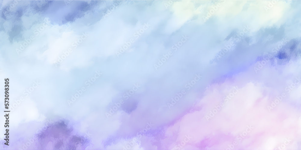 watercolor abstract gradient background with sky texture