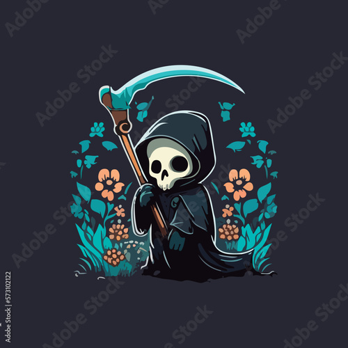 a murderer wearing a black robe