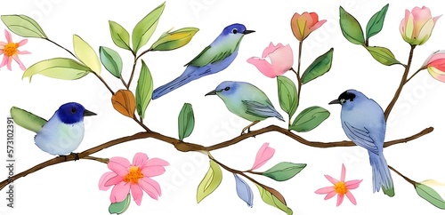 birds on a branch © Cicero