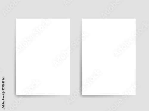 A4 blank paper template mock up illustrating design.
