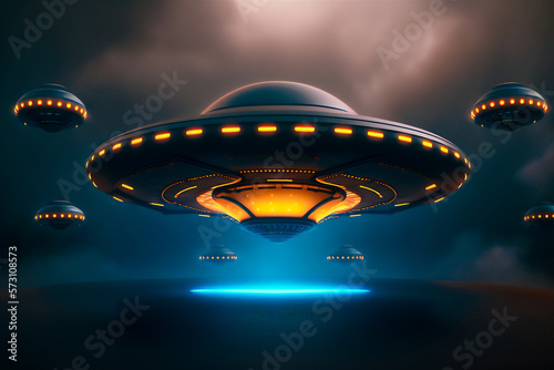 ufology ufo in the sky extraterrestrial
 photo