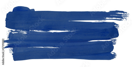 Fototapeta Naklejka Na Ścianę i Meble -  blue brush isolated on transparent background blue watercolor,png.