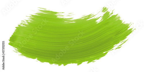 Fototapeta Naklejka Na Ścianę i Meble -  Lime green brush isolated on transparent background. Lime green brush, png
