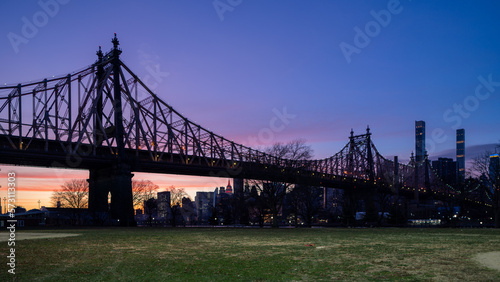 Queensboro Bridge at dusk
