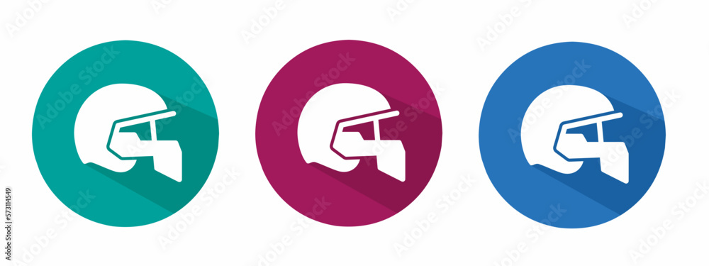 Icon for helmet vector illustration in flat. Icon for helmet vector illustration in flat.