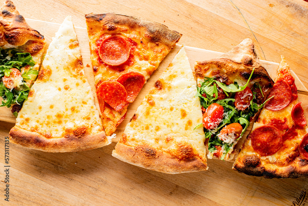 Pizza. Cheese Pizza. Traditional New York City style margarita pizza pie with a thin homemade crispy crust, tomato, garlic, marinara sauce topped with buffalo mozzarella cheese and fresh basil leaves. Pizza. Cheese Pizza. Traditional New York City style margarita pizza pie with a thin homemade crispy crust, tomato, garlic, marinara sauce topped with buffalo mozzarella cheese and fresh basil leaves.