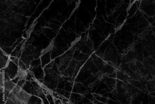 Abstract black marble texture nature background with scratches for design. © nongpriya