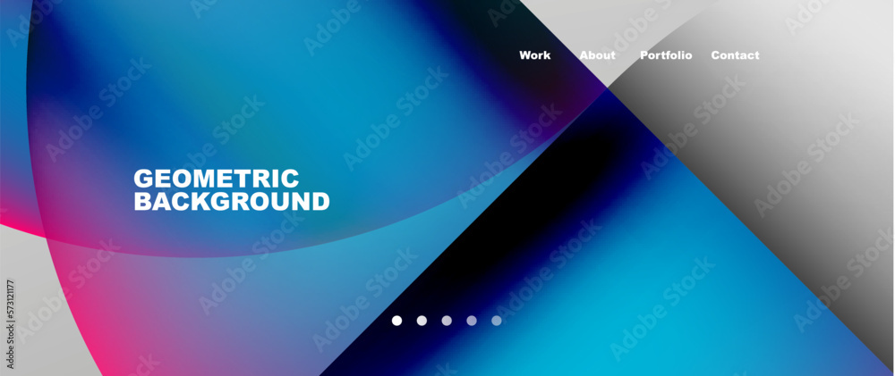 Circles and round elements abstract background design for wallpaper