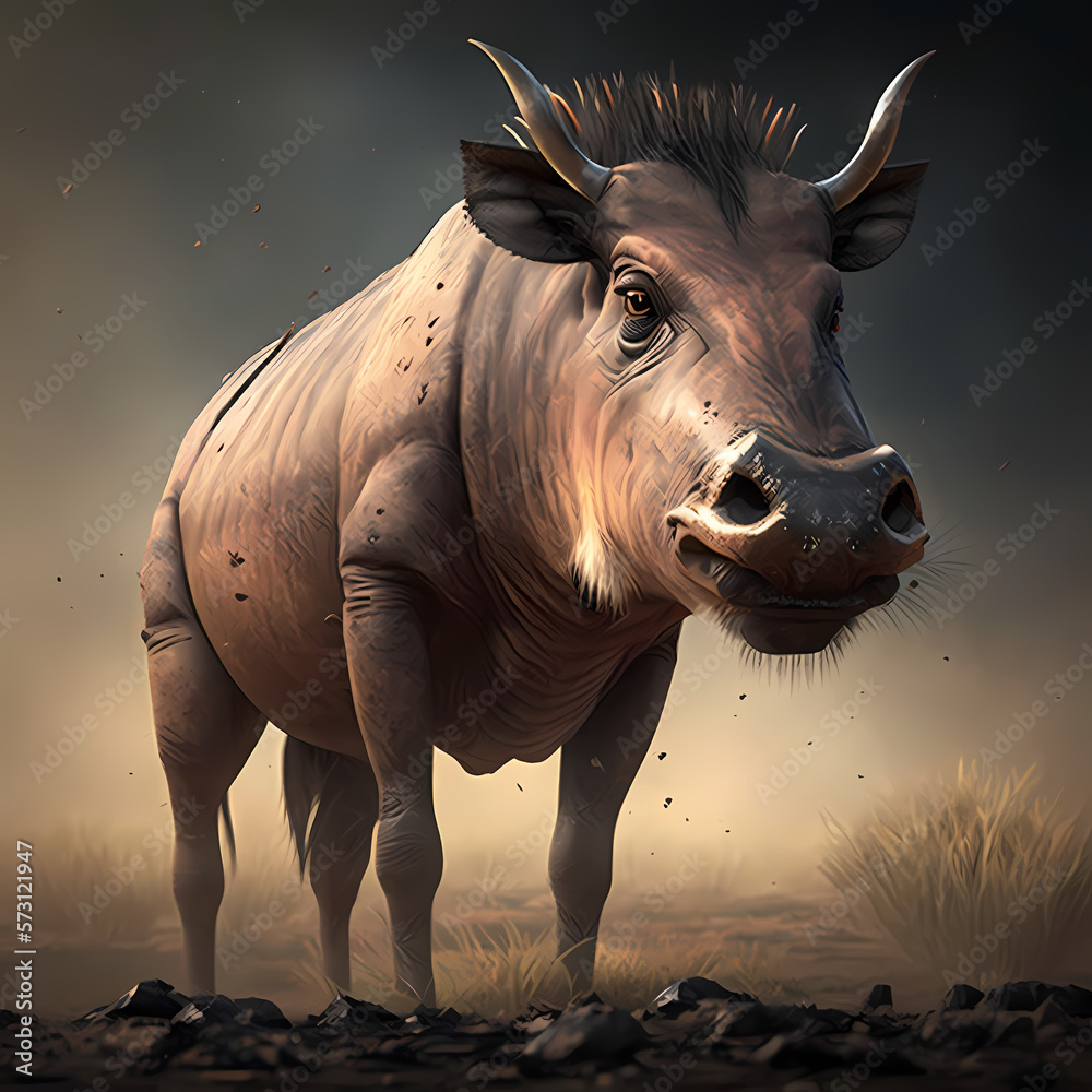 Fototapeta premium Wild boar in the wild