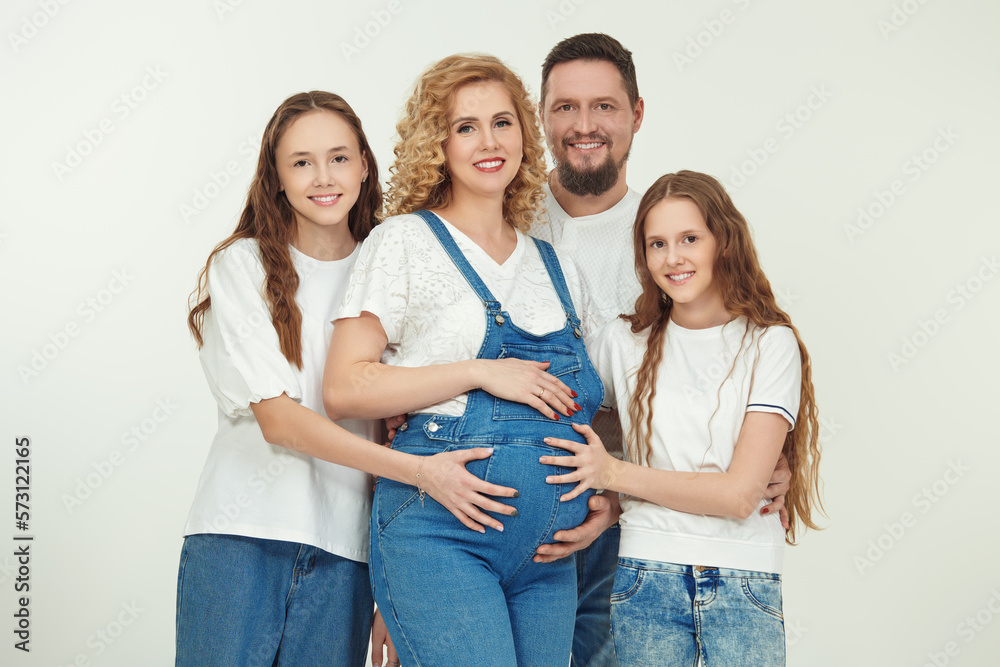 Obraz premium parents with children