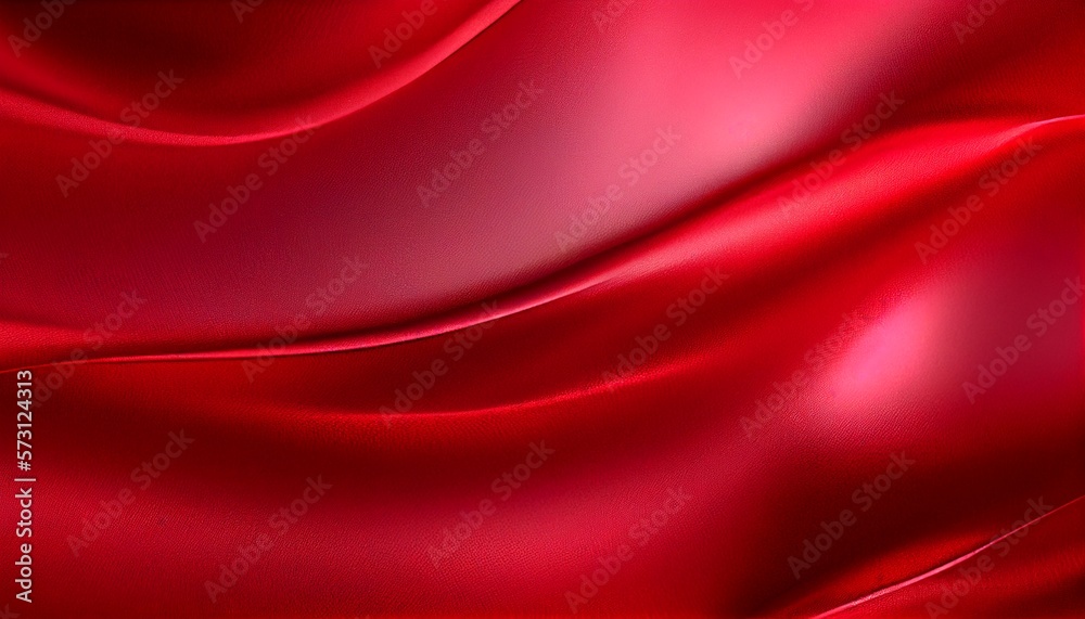 Red satin background. Generative AI, Generative, AI Red satin background. Generative AI, Generative, AI