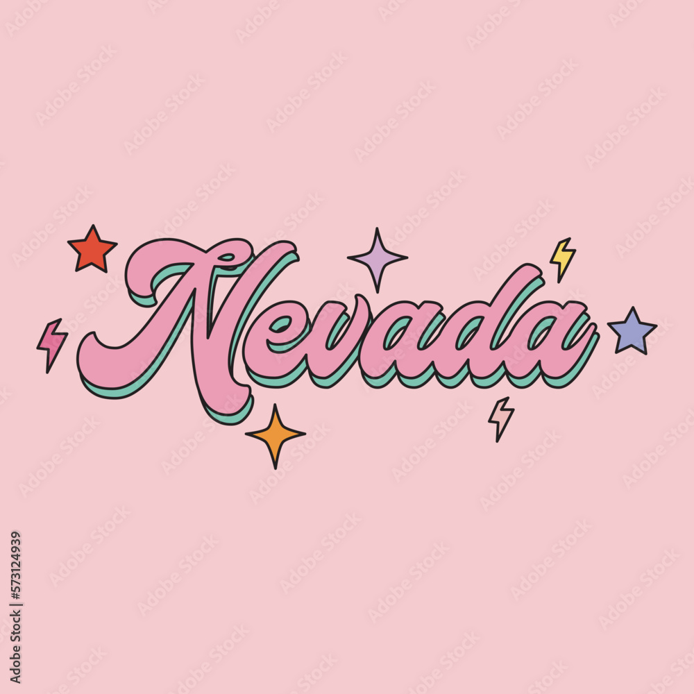 Nevada typography Nevada typography