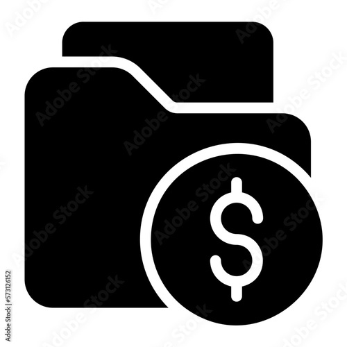 folder glyph icon