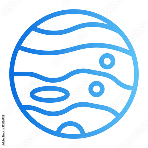 jupiter gradient icon