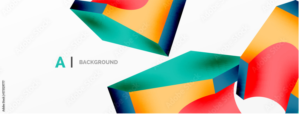 Abstract background - 3d abstract shape. Wallpaper for concept of AI technology, blockchain, communication, 5G, science, business Abstract background - 3d abstract shape. Wallpaper for concept of AI technology, blockchain, communication, 5G, science, business