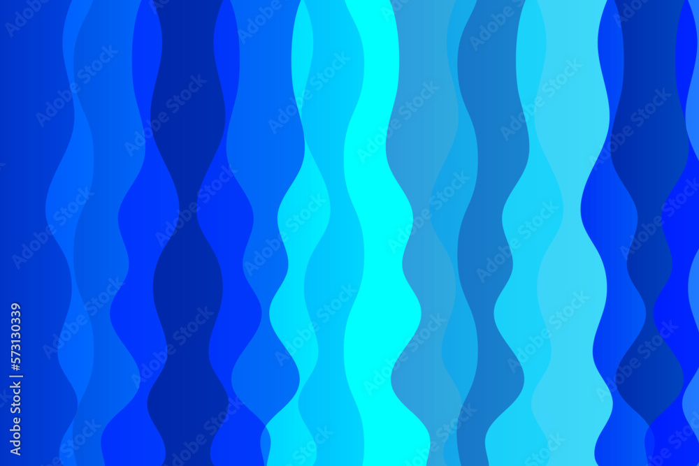 Pattern with geometric elements in blue tones. vector abstract gradient background