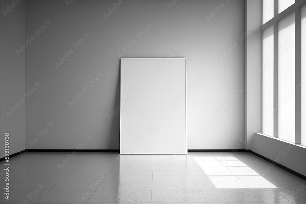 White empty frame for art or photographt White empty frame for art or photographt