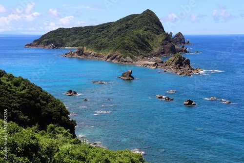 坊津町　沖秋目島の風景	