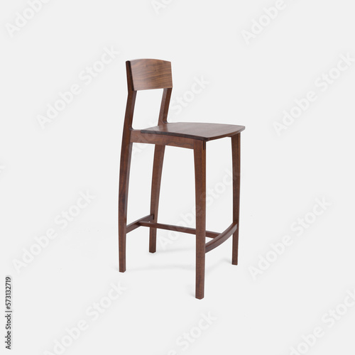 Dark wooden chair  comfortable sitting chair for house