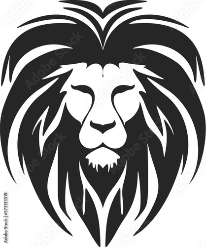 Elegant black Lev's white logo. Isolated.