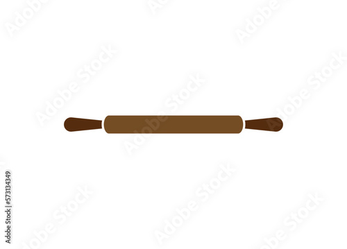 Rolling pin icon on white background. Vector illustration
Vector formats.