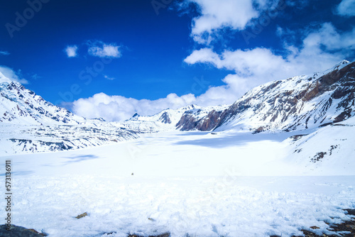 winter mountain landscape © Ashok J Kshetri