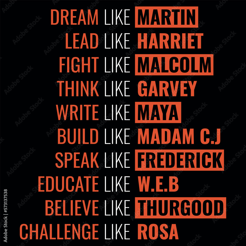 Martin Luther king jr t-shirt design vector template.  Mlk  Day in USA, lettering inspirational quotes, Motivational Awareness, design for banner, poster, tshirt, card, vector, illustration