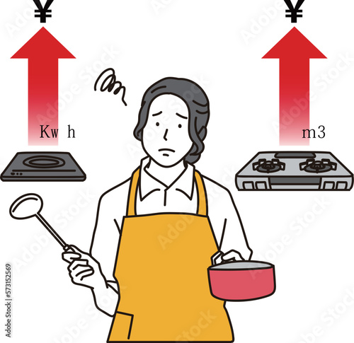 電気代とガス代の高騰に困る主婦