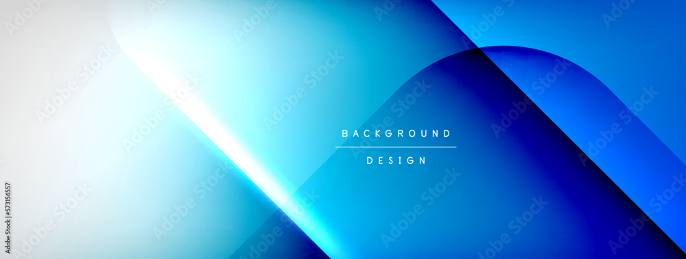Naklejka premium Shadow lines vector techno banner and light effects. Techno Illustration For Wallpaper, Banner, Background, Card, Book Illustration, landing page