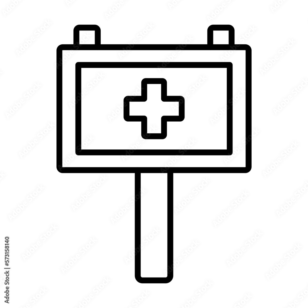 Obraz premium Signboard Icon