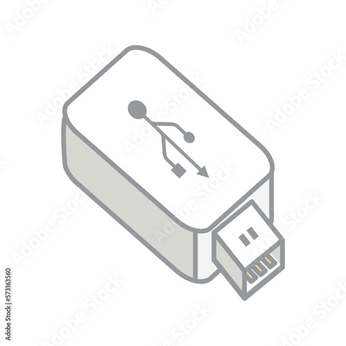 USB flash disk drive logo symbol
