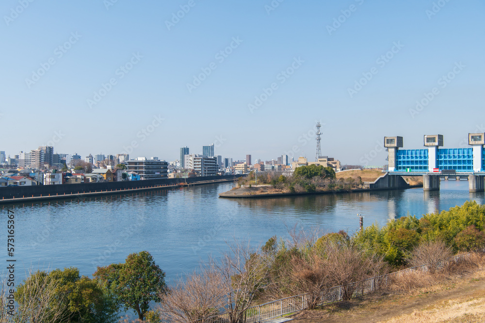 岩淵水門 青水門 岩淵水門 青水門