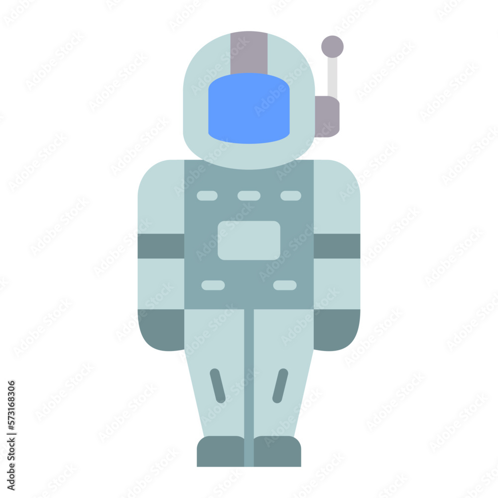 Space Suit Flat Icon Space Suit Flat Icon