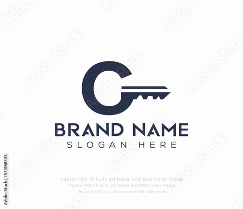 letter G key logo